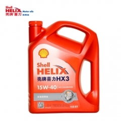 壳牌 红壳HX3 矿物质机油  15W-40  SL  4L*4