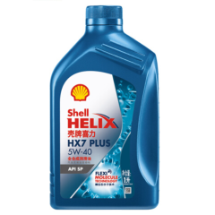 壳牌 蓝壳HX7Pro 全合成机油 5W-40 SP 1L*12（满6万送价值2000元手机）